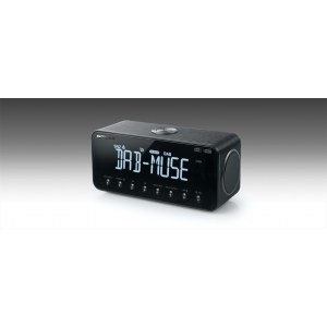 Muse | M-196 DBT | Alarm function | NFC | AUX in | Black | DAB+/FM Clock Radio with Bluetooth